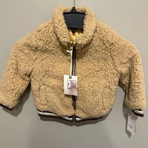 Jessica Simpson Reversible Floral & Faux Fur Jacket